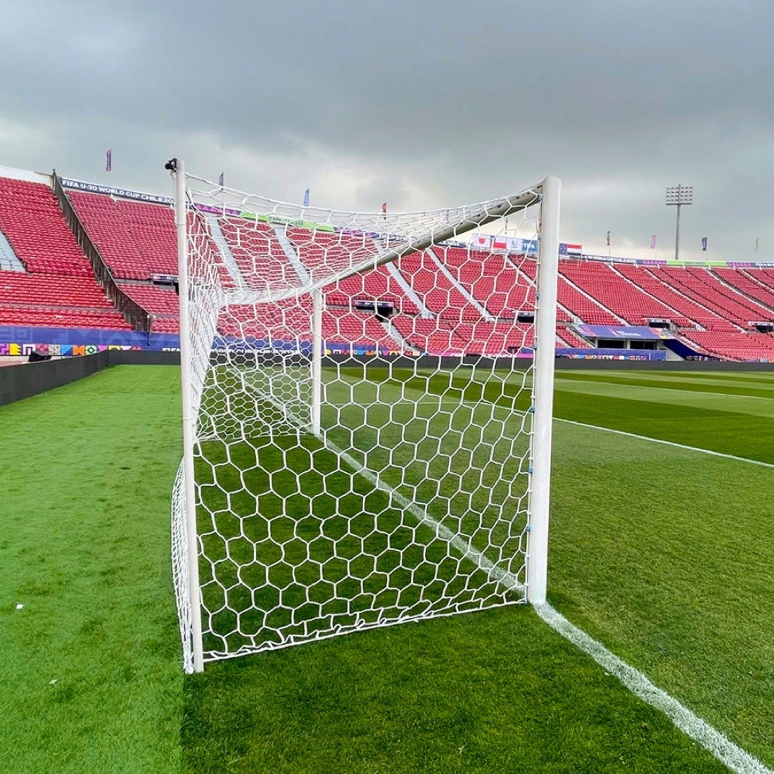 Malla para arco de fútbol profesional